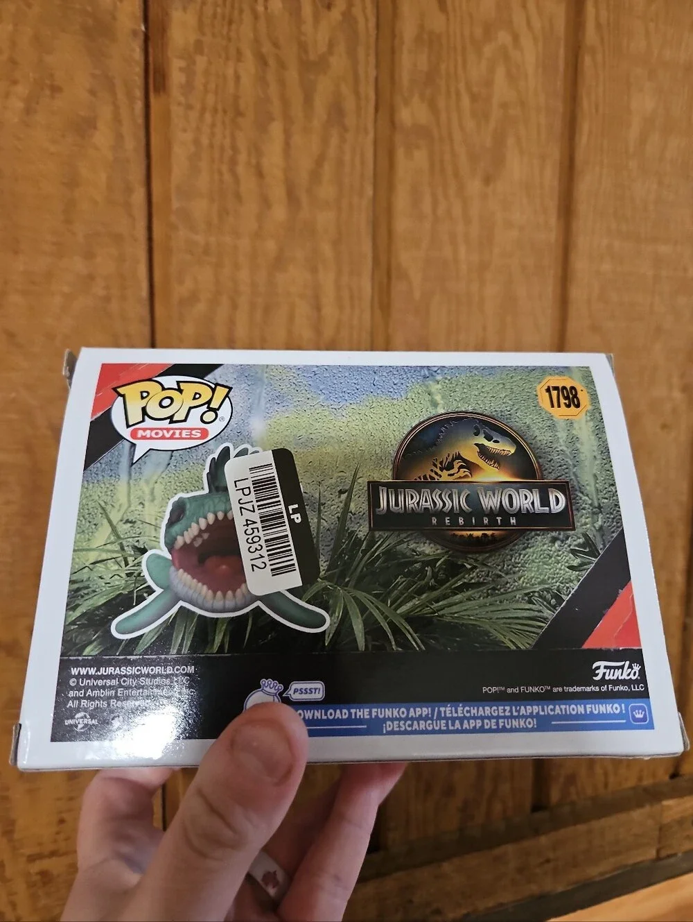 Funko Pop! Vinyl: JURASSIC WORLD Mosasaurus #1798: NEW